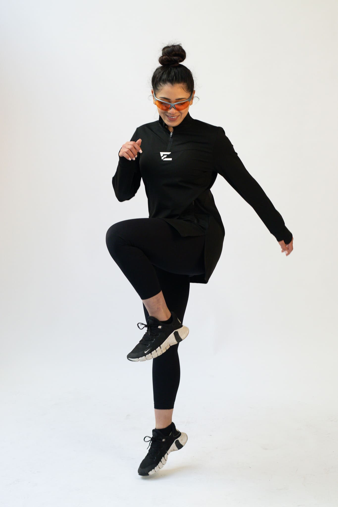 Modest Sports Top - Black
