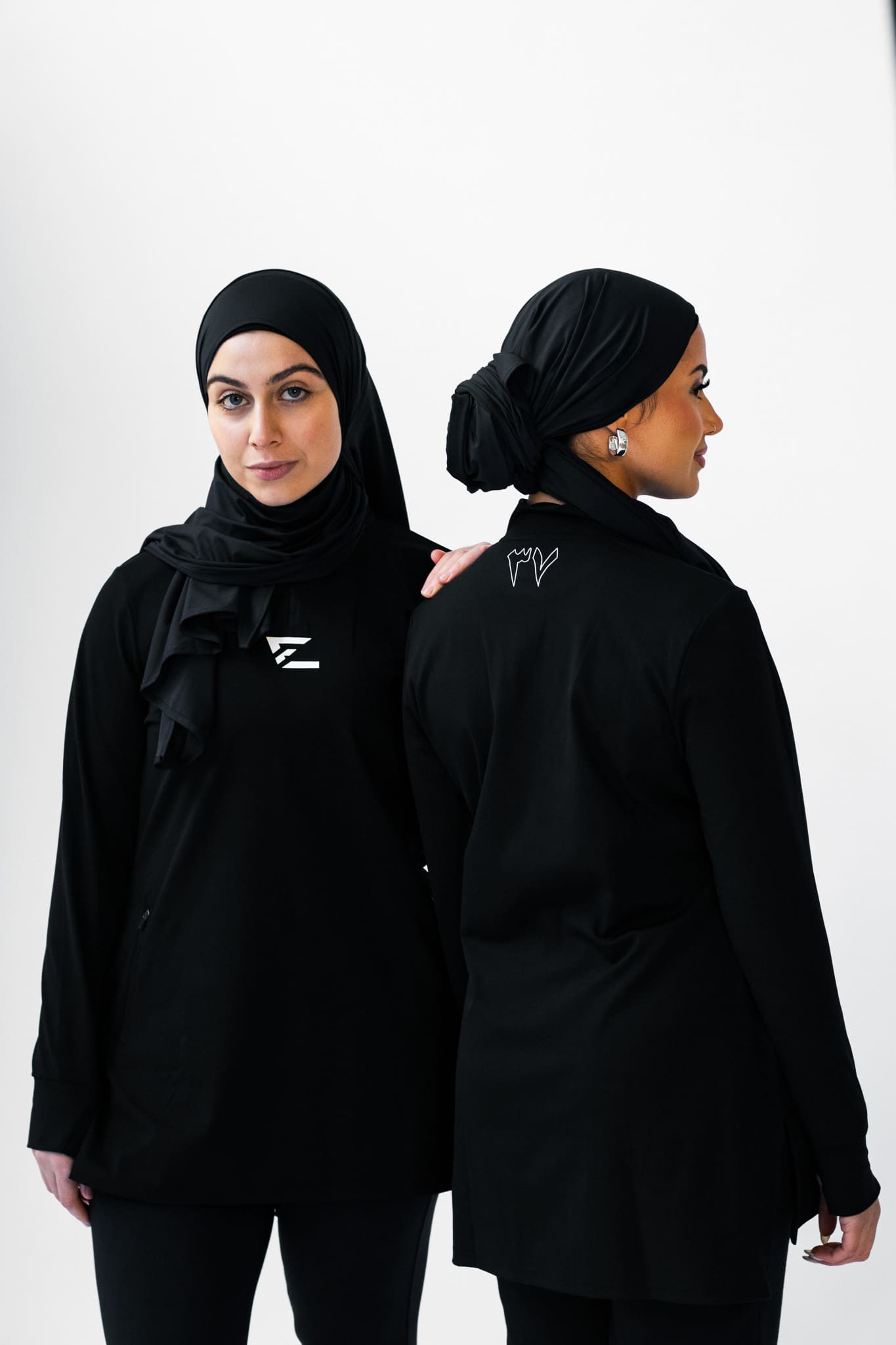 Modest Sports Top - Black
