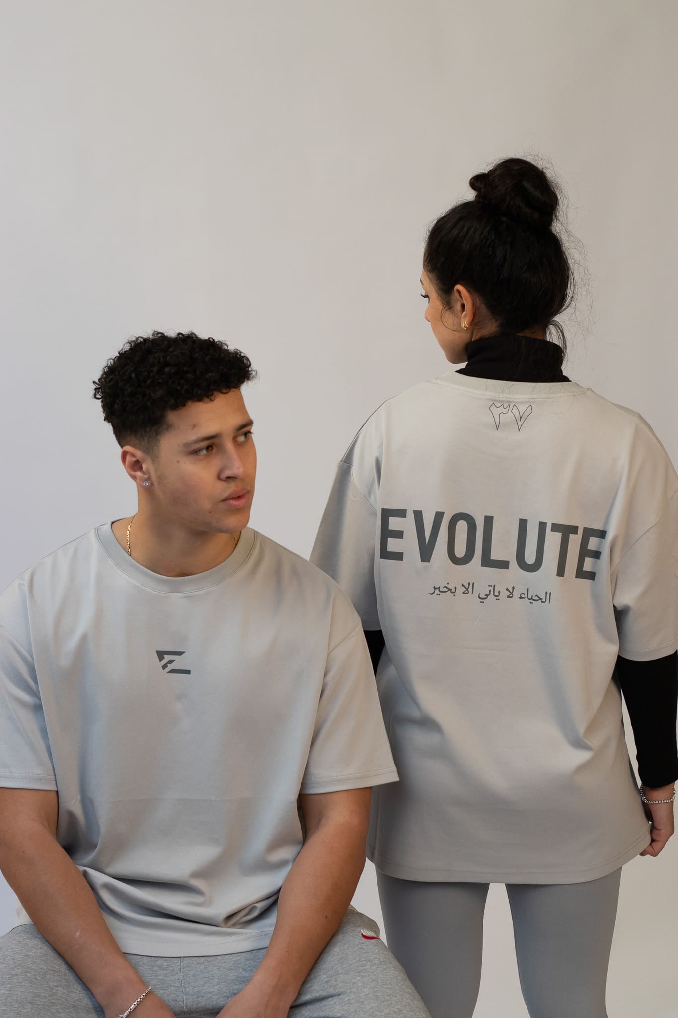 Premium Oversized Tee - Ash Grey