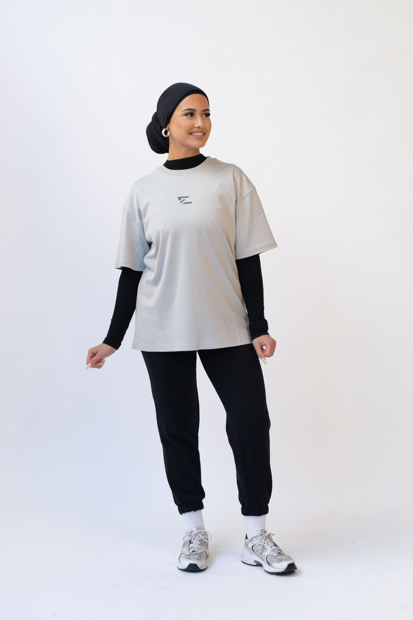 Premium Oversized Tee - Ash Grey