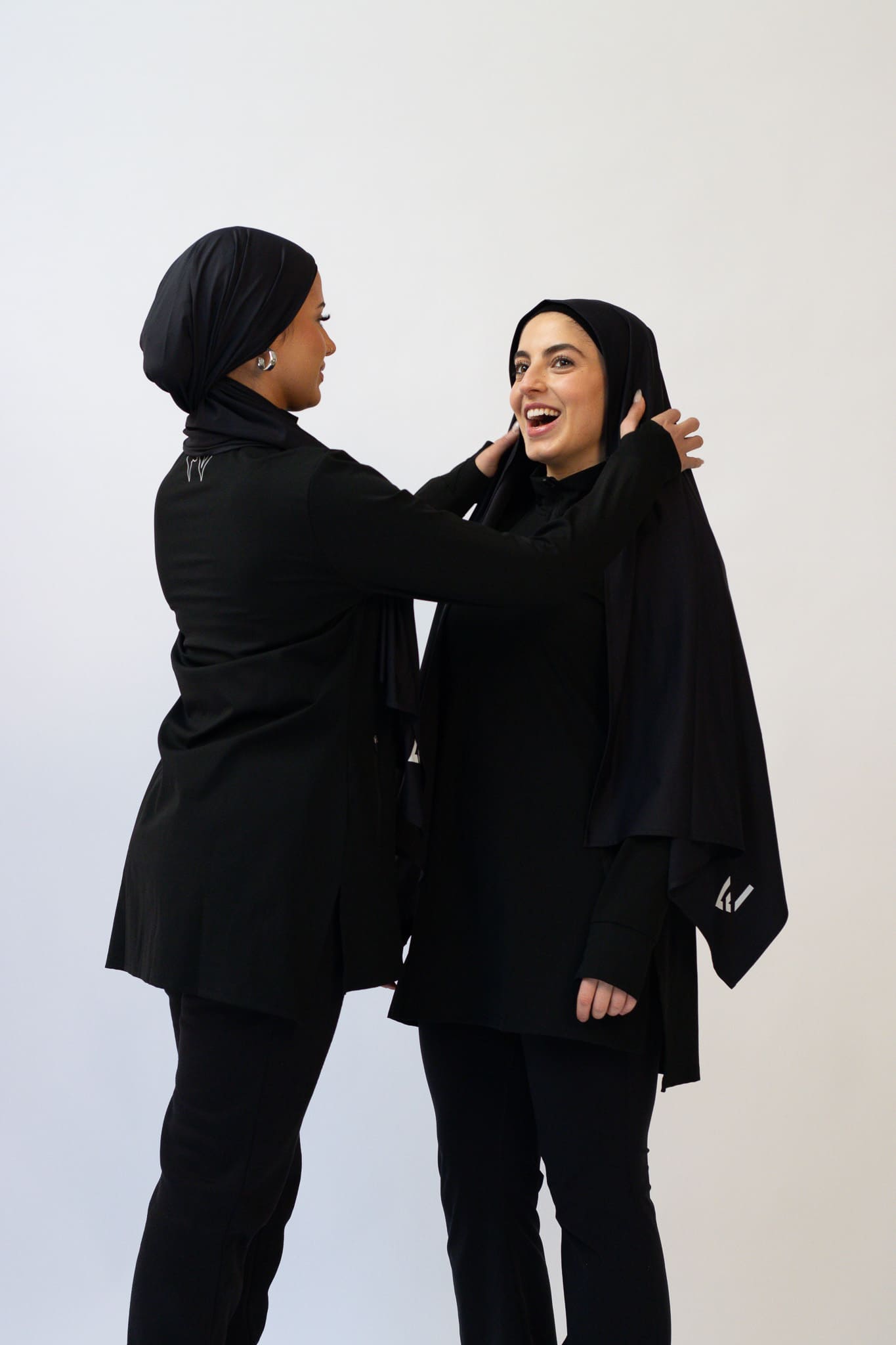 Sports Hijab - Black (Free Undercap)