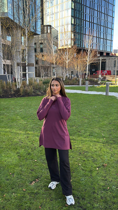Modest Sports Top Burgundy (PRE-ORDER)