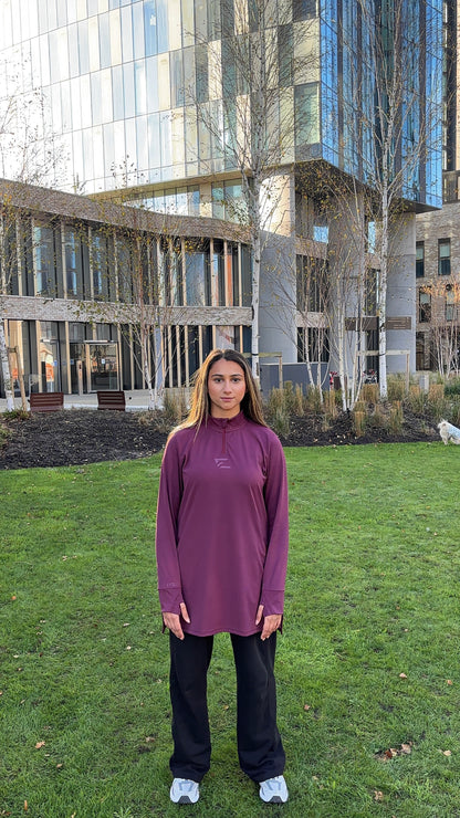 Modest Sports Top Burgundy (PRE-ORDER)