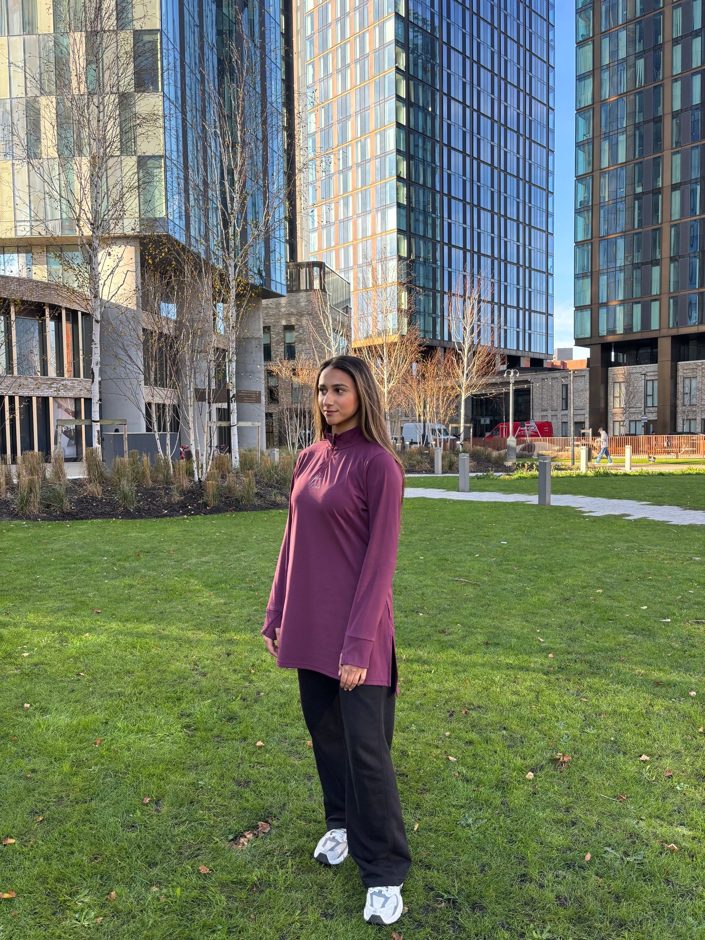 Modest Sports Top Burgundy (PRE-ORDER)