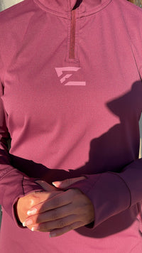 Modest Sports Top Burgundy