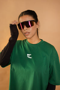 Oversized Tee's - Green & Black