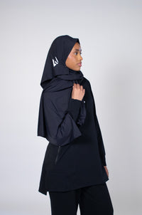 Sports Hijab - Black (Free Undercap)