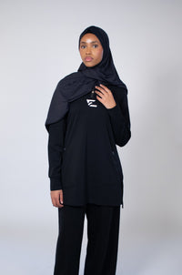 Modest Sports Top Black