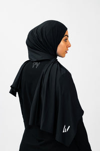 Sports Hijab - Black (Free Undercap)